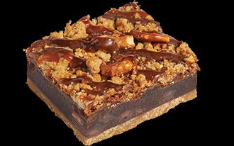 Le mélange parfait de sucré et de salé : un brownie au chocolat riche et fondant rencontre un délicieux croquant de morceaux de bretzel salés.