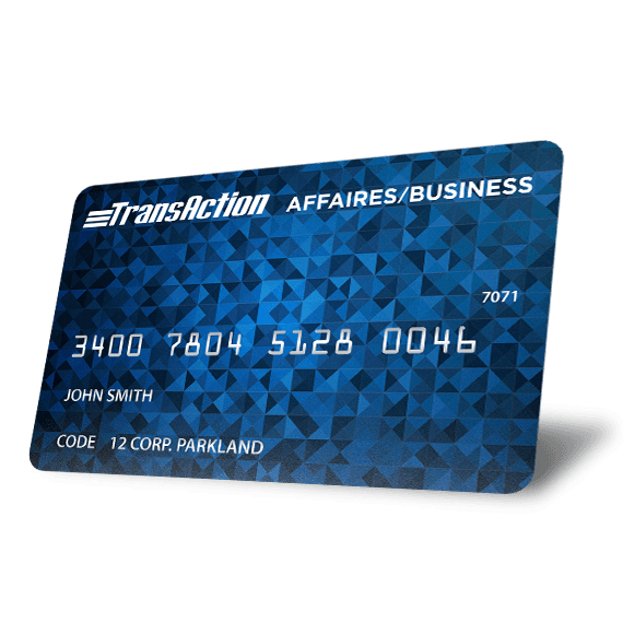 TransAction fleet card.